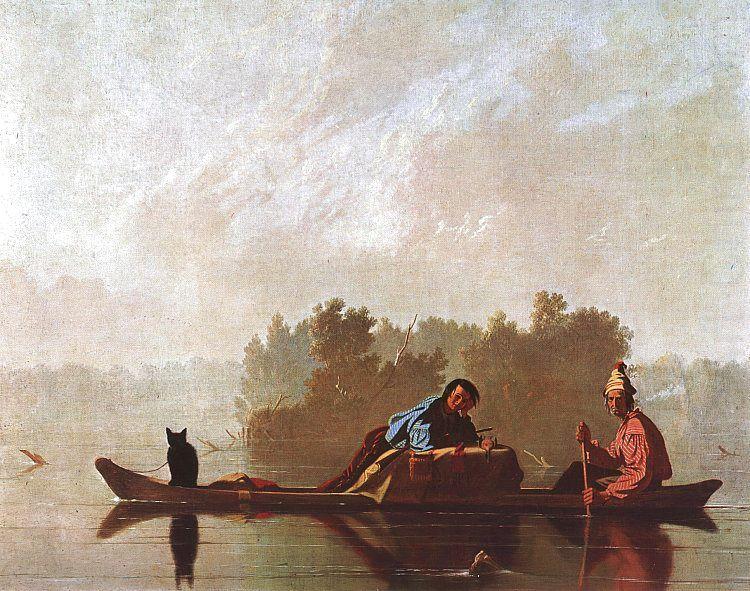 Bingham, George Caleb Fur Traders Going down the Missouri china oil painting image